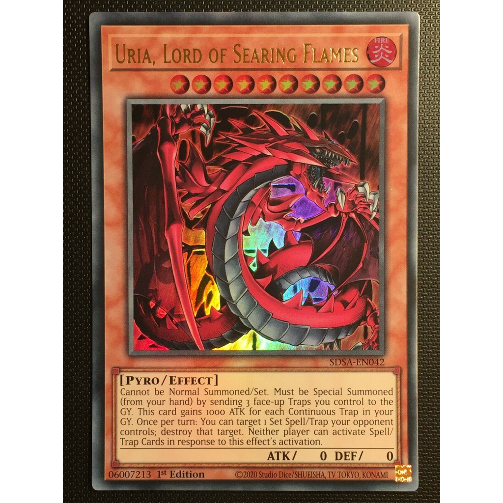 Bài Yugioh - Combo Uria Lord Of Searing Flames + Hamon Lord Of Striking Thunder + Raviel Lord Of Phantasm