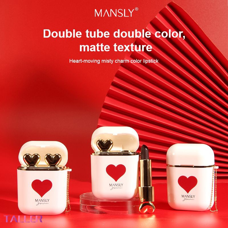 (Hàng Mới Về) Son Lì Màu Sắc Quyến Rũ Khó Phai Vỏ Đựng Trái Tim Độc Đáo | BigBuy360 - bigbuy360.vn