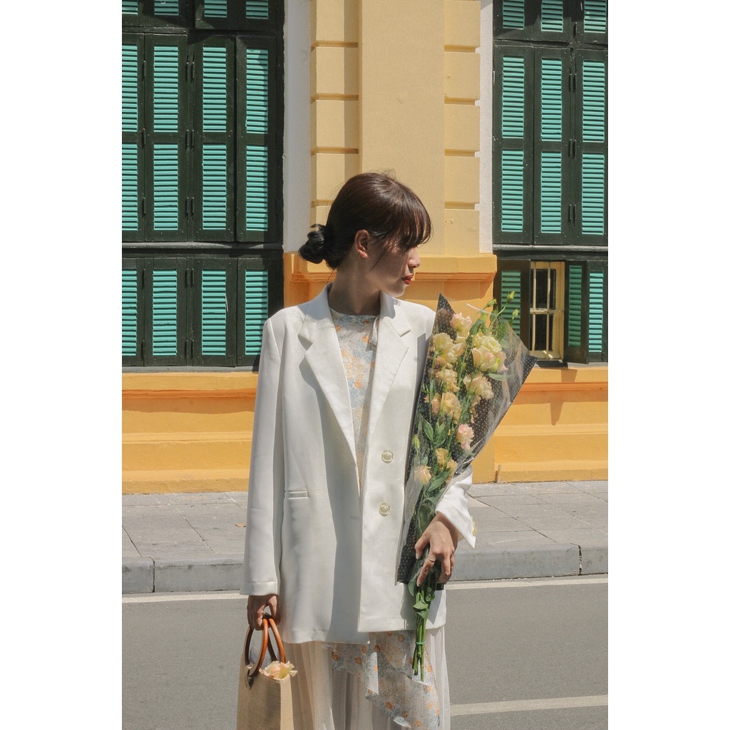 [ẢNH THẬT] Áo Blazer 1 lớp thiết kế_HONGUZI | BigBuy360 - bigbuy360.vn