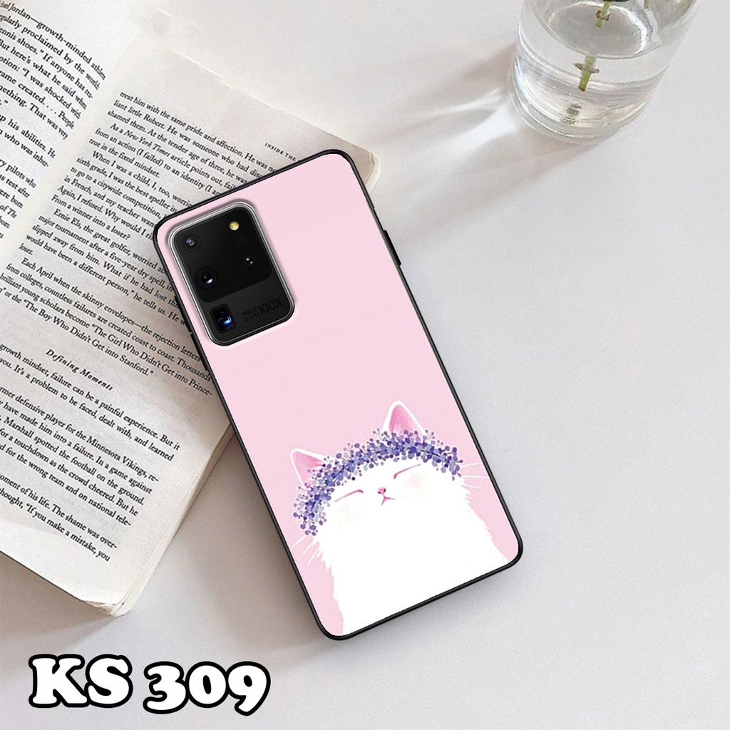Ốp lưng Samsung S20 - S20 Plus - S20 Ultra - S2- FE - Ốp Samsung in hình LoveCat - Chất liệu TPU siêu bền