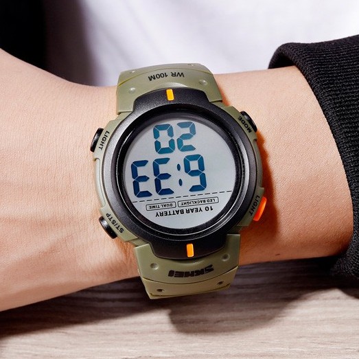 Đồng Hồ Điện Tử SKMEI 1560 Màn Hình Led Chống Thấm Nước 100M Chức Năng Báo Thức Độ Bền Pin 10 Năm Cho Nam | BigBuy360 - bigbuy360.vn