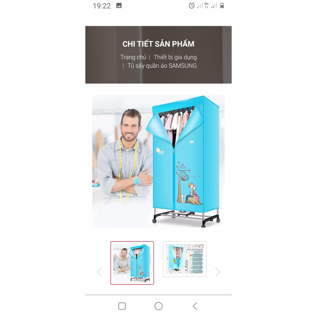 Tủ sấy quần áo SAMSUNG