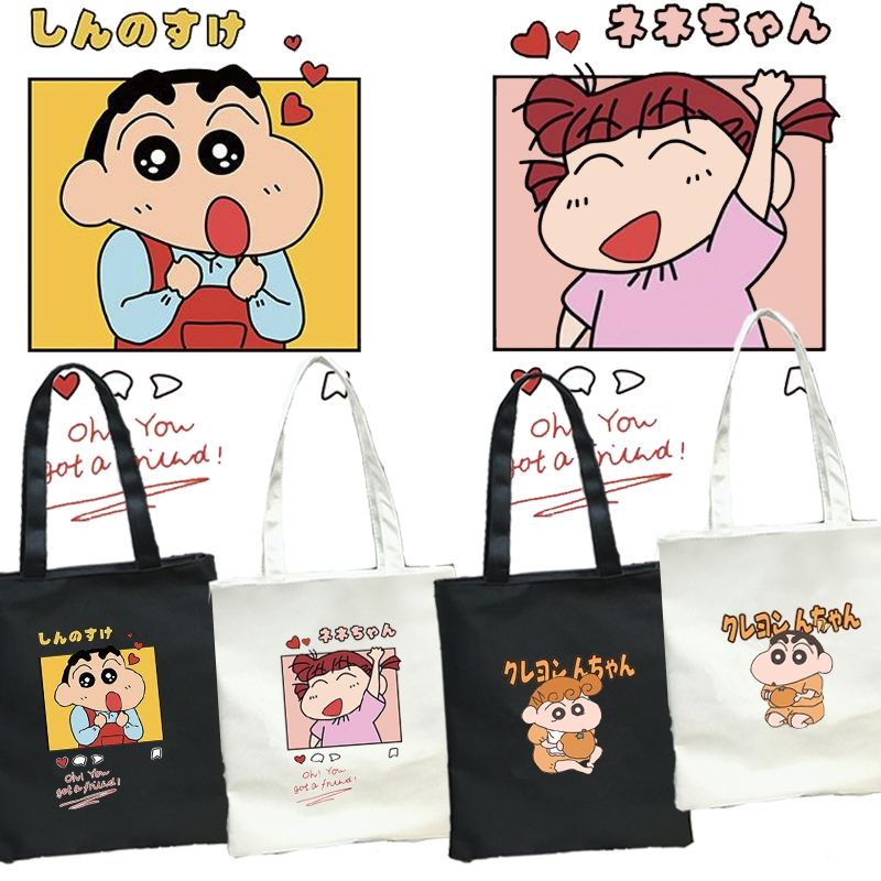 Túi Tote In Hình Shinosuke - Cậu Bé Bút Chì Dễ Thương