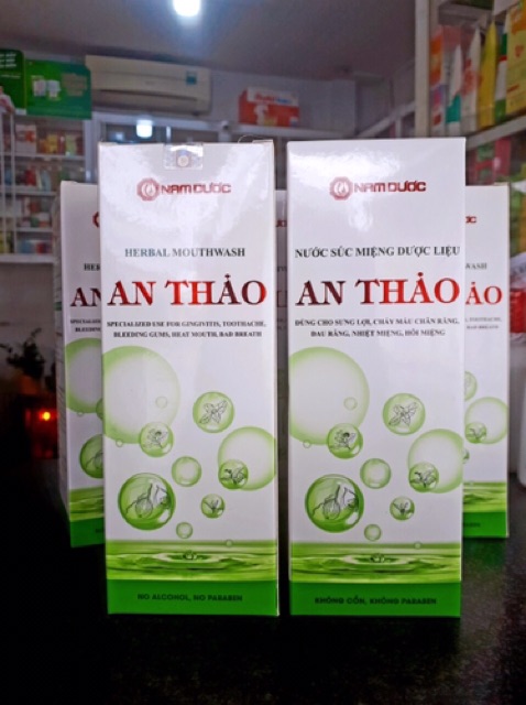 Nước súc miệng dược liệu An Thảo - 250ml