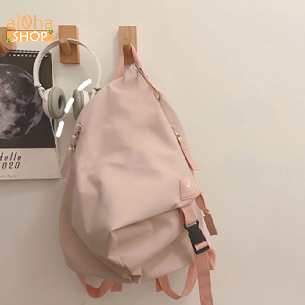Balo - cặp sách Ulzzang hình ống đi học, đi làm, du lịch, đựng laptop B0133 Unisex nam nữ - al0ha Shop