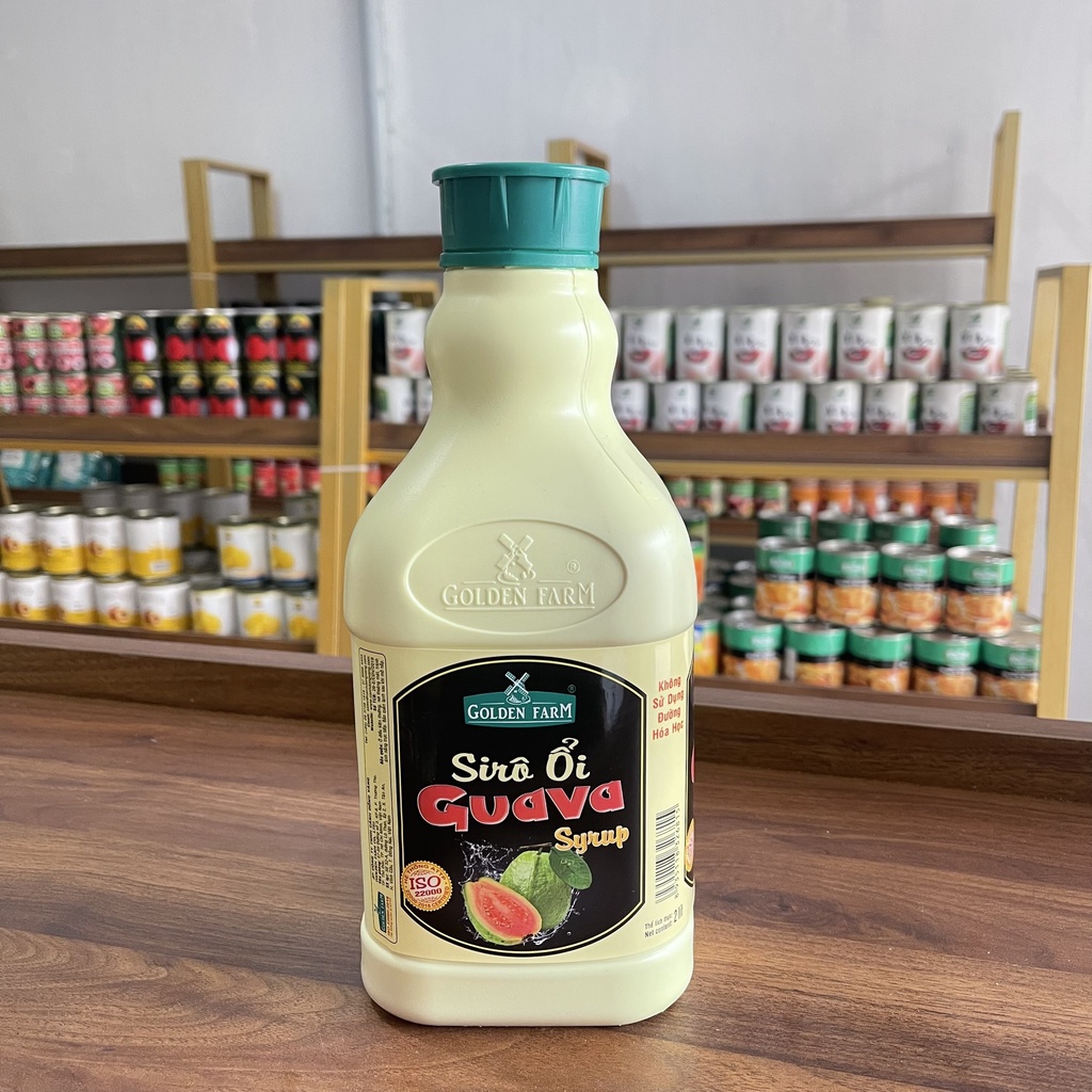 Siro Golden Farm đủ hương can 2L