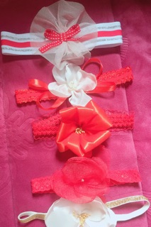 Set 92 băng đô xinh chi bé