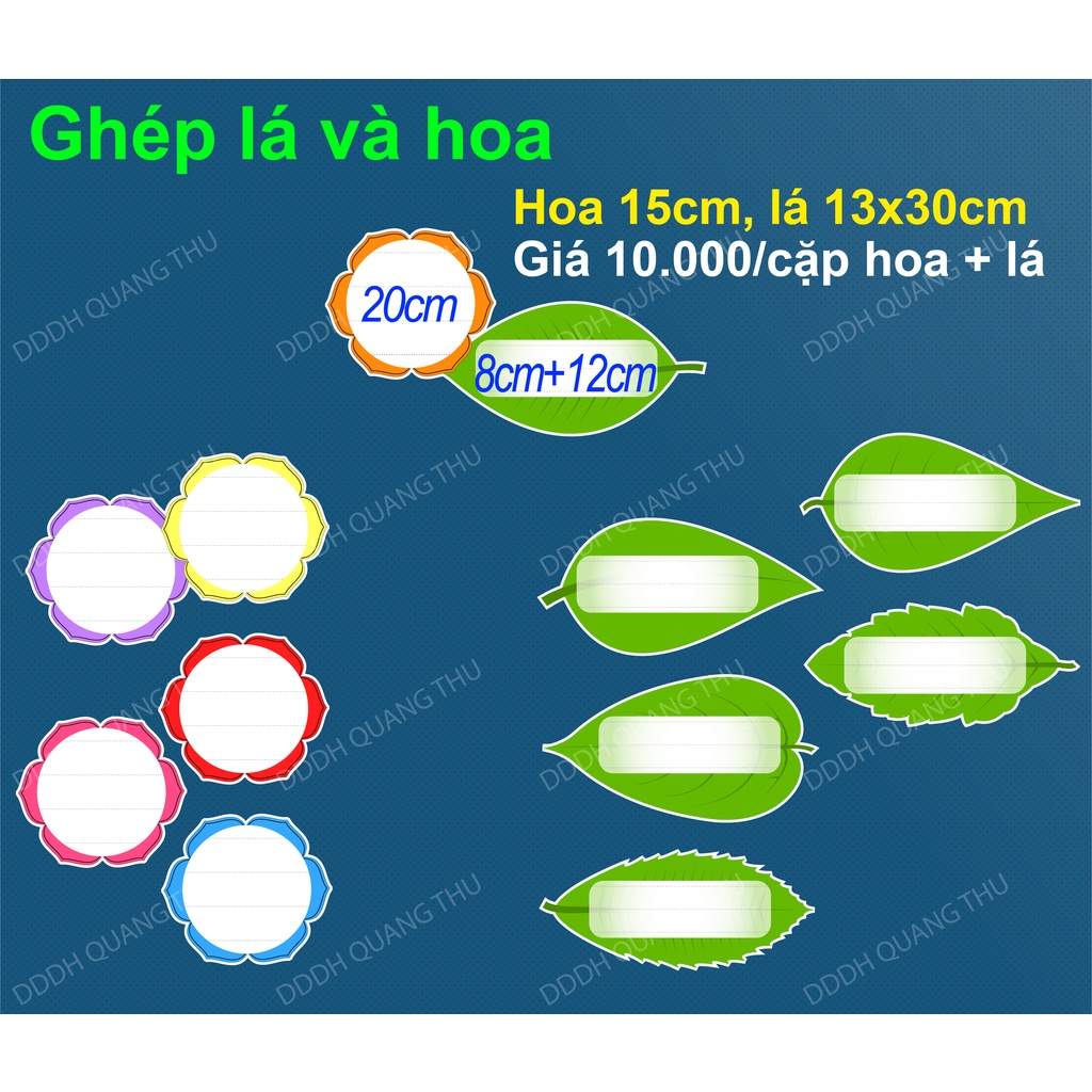 Ghép lá và hoa