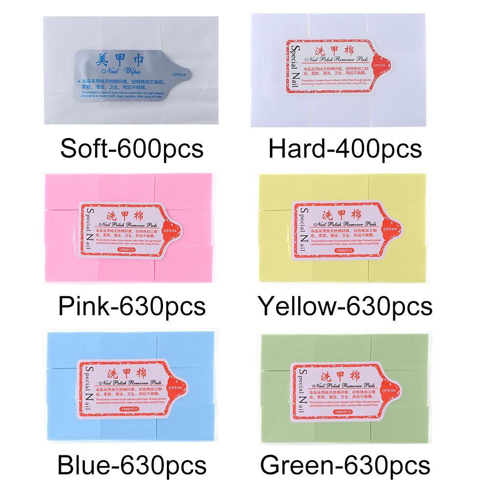Set 400 / 600 / 630 Khăn Cotton Dày Dặn Thấm Hút Tốt Dùng Để Tẩy Trang Móng Tay