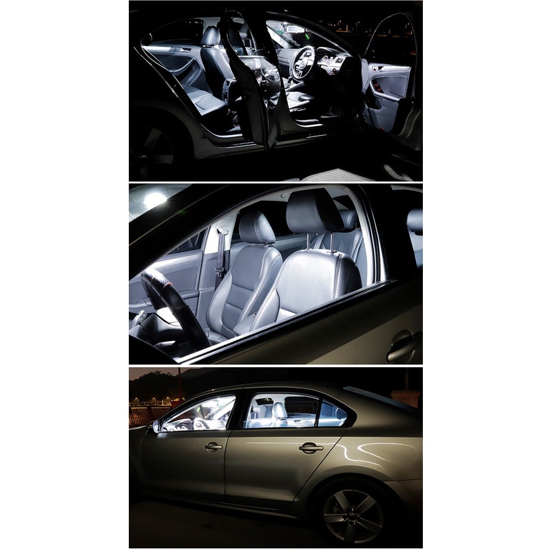 1 Bóng Đèn LED C5W C10W 3014 SMD 31mm 36mm 39mm 41mm Chuyên Dụng Cho Xe Hơi