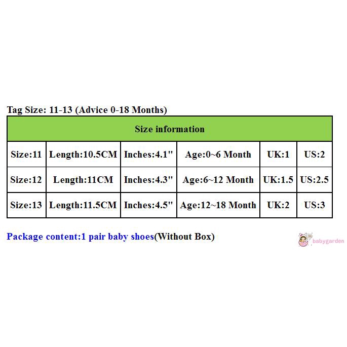 Giày thể thao đế mềm cho bé từ 0-18 tháng tuổi