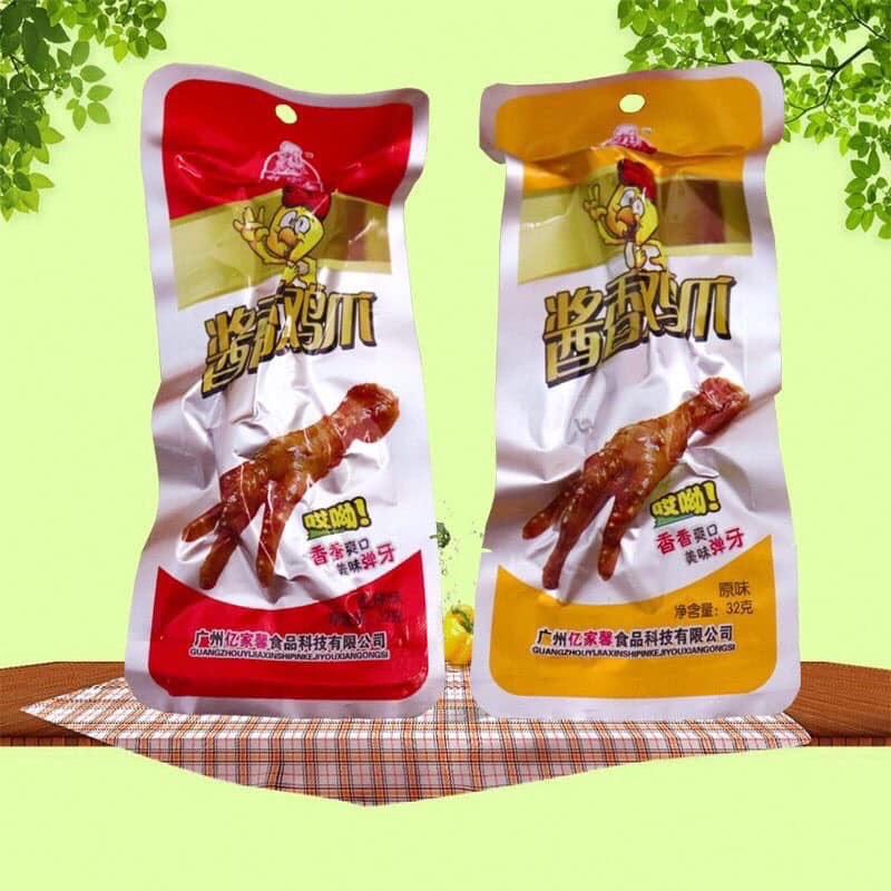 Chân Gà Tứ Xuyên Siêu Cay Tê Gói 32gr TAIWANFOOD.SG | BigBuy360 - bigbuy360.vn