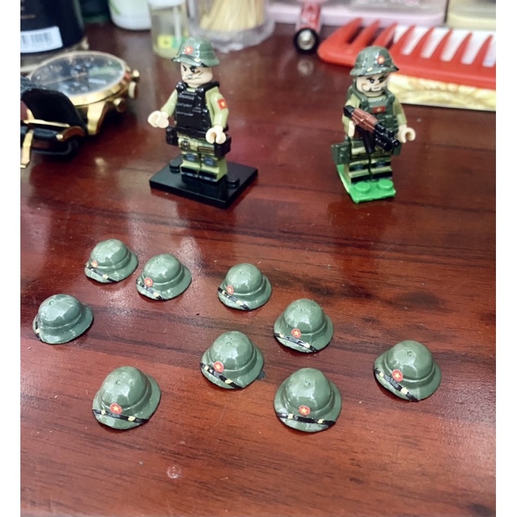 phụ kiện lắp ráp minifig mũ cối