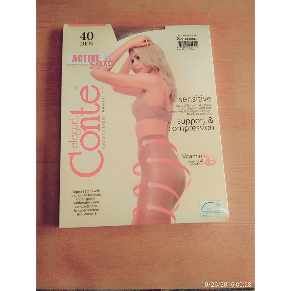 Quần tất Nga Conte Ative 40d