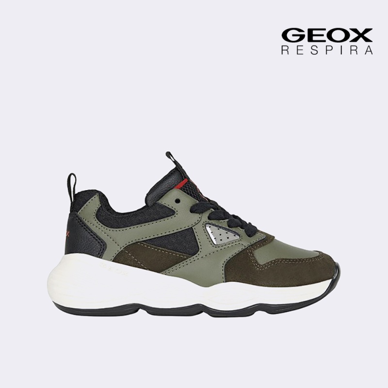 Giày Sneaker Trẻ Em Geox J Bubblex B. A - Gbk+Suede