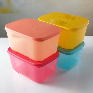 Set 4 hộp trữ đông Tupperware 700ml rainbow