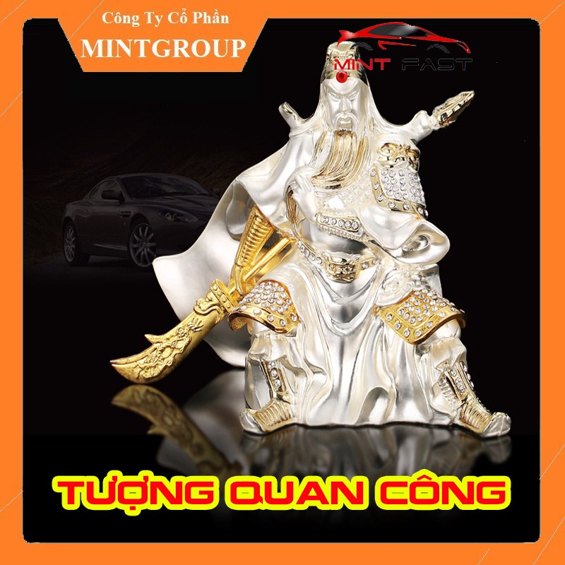 [XEM NGAY]Tượng nước hoa quan công phong thủy, tượng quan vũ, quan vân trường trang trí taplo xe hơi, bàn làm việc