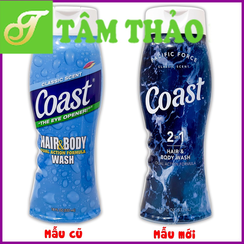 Sữa tắm và gội 2in1 Coats Mỹ 532ml  816559011820