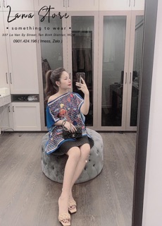 ÁO LỤA LỆCH VAI💃🏼