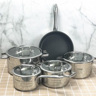 BỘ NỒI INOX ARBER 5 CHIẾC (HÀNG CHÍNH HÃNG) DOLPHIN