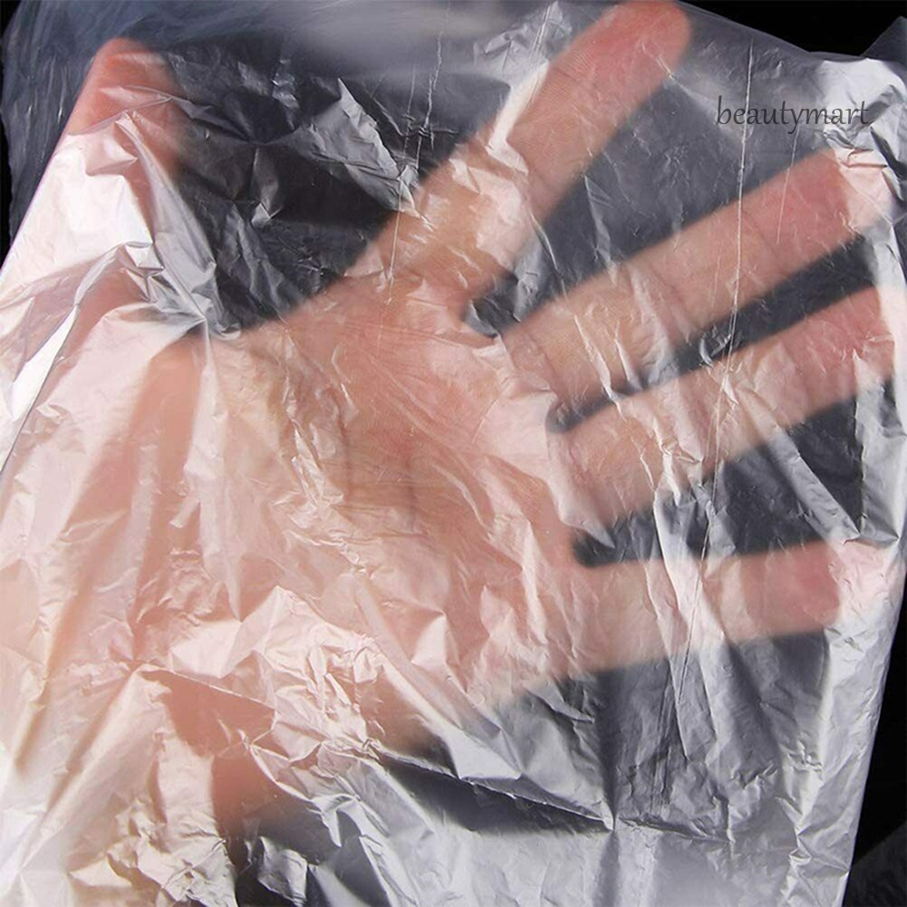 [Hàng mới về] Bộ 100 áo choàng nhuộm tóc dùng một lần trong suốt