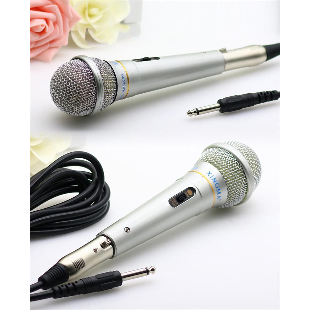 Mic hát Karaoke gia đình Xingma Ak-319 âm thanh trong trẻo sống động chuyên karaoke hát siêu nhẹ và bắt giọng.