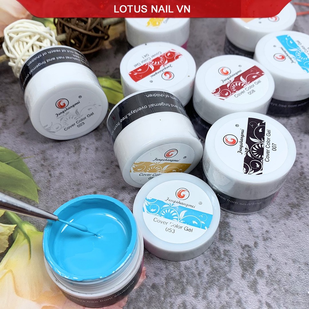 Set gel vẽ nail Fengshangmei 12 màu chính hãng