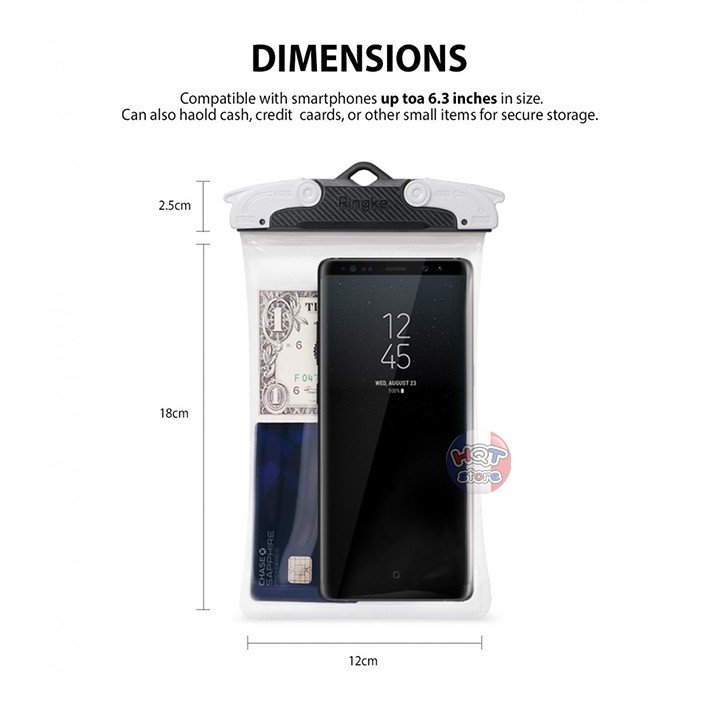 Túi chống nước Ringke Waterproof Pouch Case IPX8 chính hãng