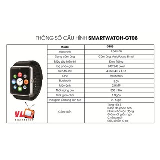 ĐỒNG HỒ THÔNG MINH GT08