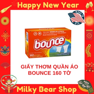 [MỸ] GIẤY THƠM QUẦN ÁO BOUNCE 160 TỜ