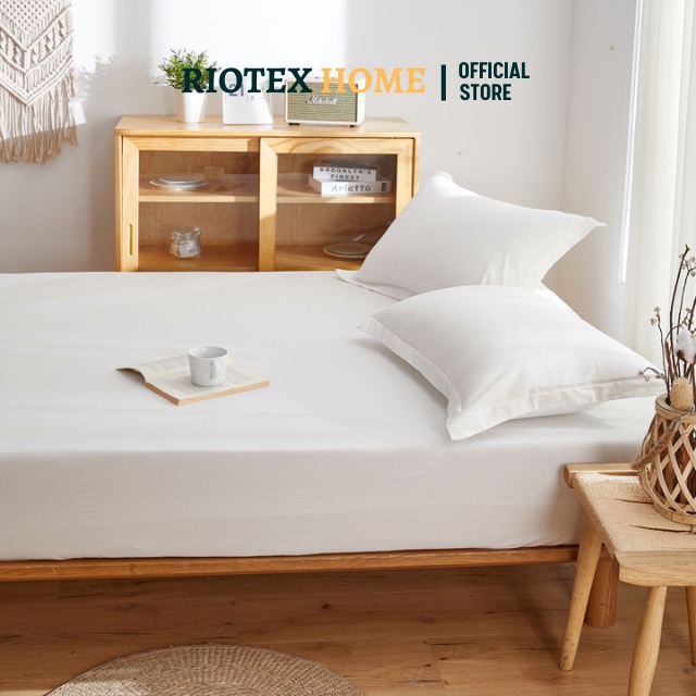 Drap-Ga Chuyên Dùng Khách Sạn Trắng Trơn Riotex, Vải T300 80% - 100% cotton, Chuyên Khách Sạn 3-5 Sao