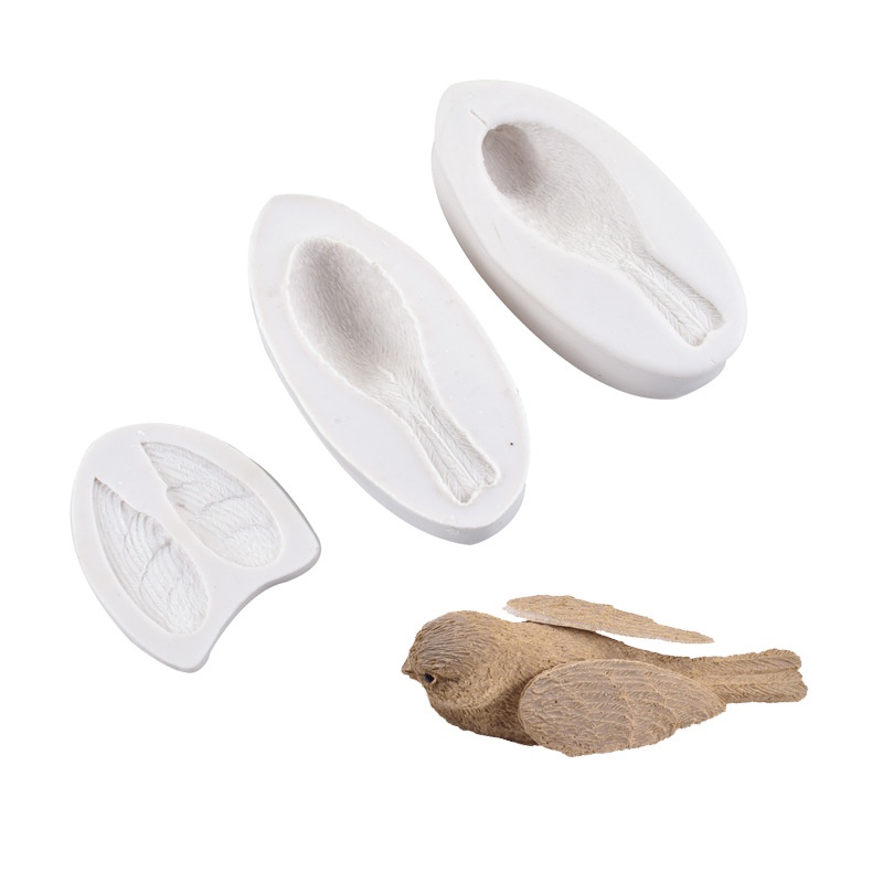 Khuôn Silicone Tạo Hình Chim Làm Bánh Kẹo DIY