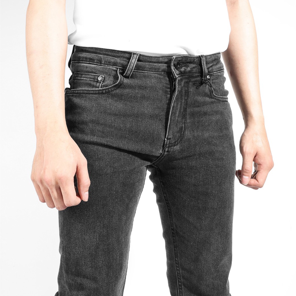 Quần jean nam co giãn cao cấp , jean màu xám slim fit trẻ trung 041L TOBY TBJ03 | BigBuy360 - bigbuy360.vn
