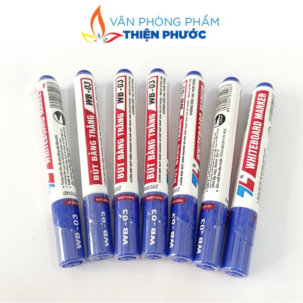 Bút lông bảng trắng Thiên Long nhiều màu WB-03 - Bút viết xóa dễ dàng THIỆN PHƯỚC