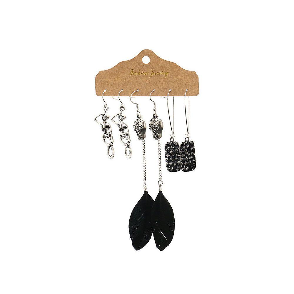 BSUNS Set 3 Đôi Khuyên Tai Chủ Đề Halloween