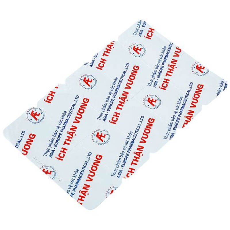 Ích thận Vương Hộp 30 viên - bảo vệ thận , ngăn ngừa suy thận