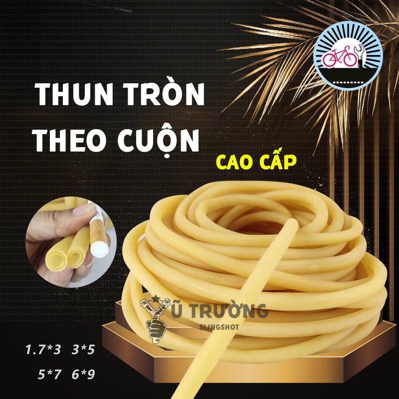 [Ưu Đãi] Thun Tròn Làm Ná Cao Su - Ống Thun Cao Su Dùng Cho Ná Bắn Cá Siêu Xịn Sò