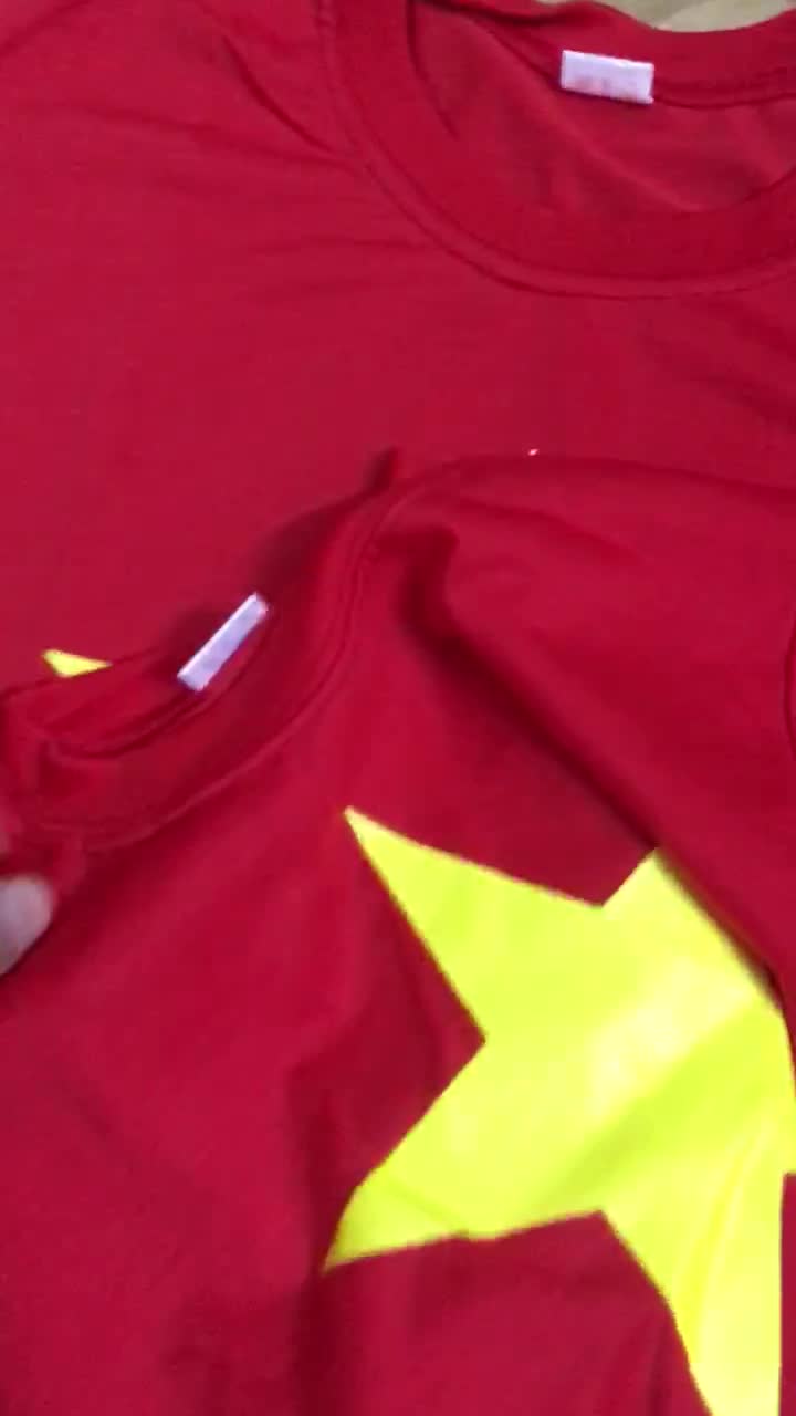 ÁO CỜ ĐỎ SAO VÀNG NGƯỜI LỚN, TRẺ EM ( Hàng Cotton chuẩn) | BigBuy360 - bigbuy360.vn