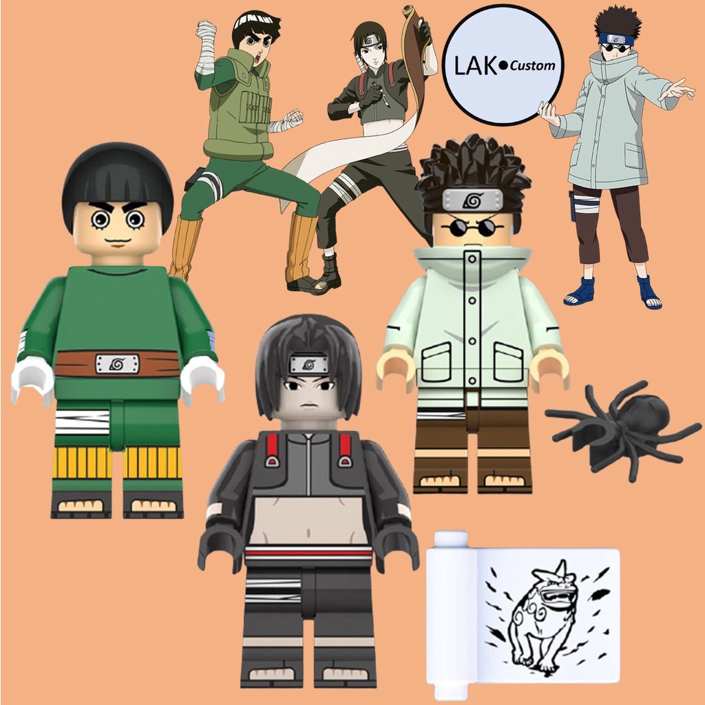 MÔ HÌNH  ROCK LEE, SHINO, SAI