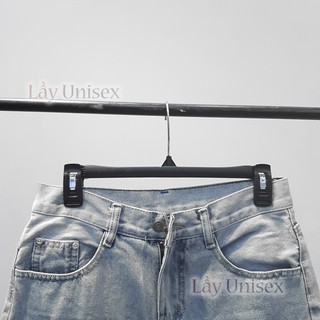 Quần short jeans thêu