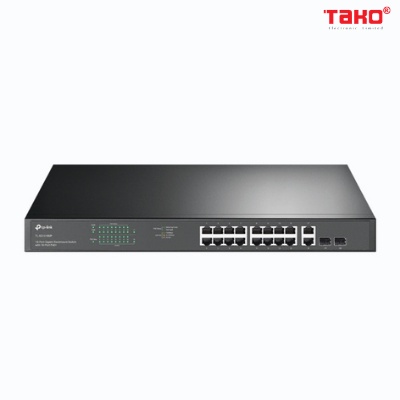 Bộ Chia Mạng, Thiết Bị Chuyển Mạch Tplink TL-SG1218MP,  Swich 18 cổng Gigabit, 16 PoE +