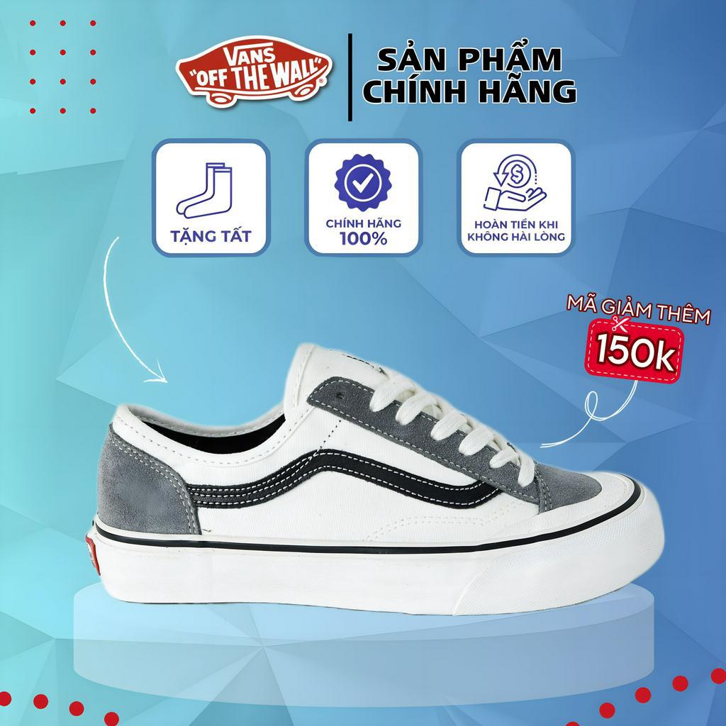 vans decon gray style 36 CHÍNH HÃNG nam nữ,giày vans chuẩn full box