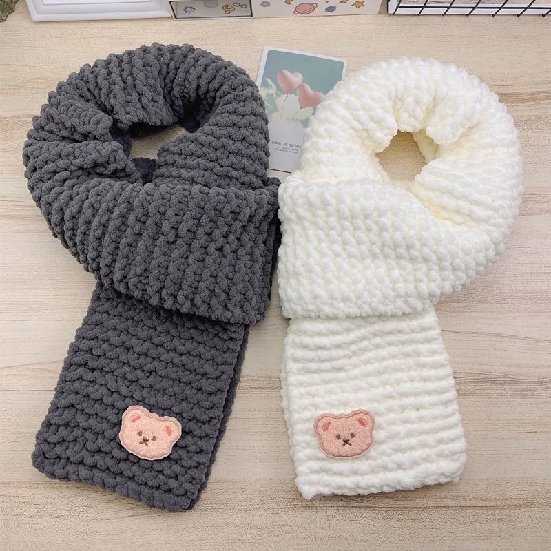 Set Móc Len Đan Khăn Đáng Yêu