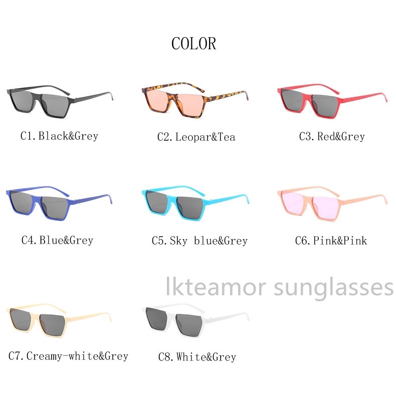 Kính vuông nửa gọng thiết kế mới 2019 cho nam và nữ