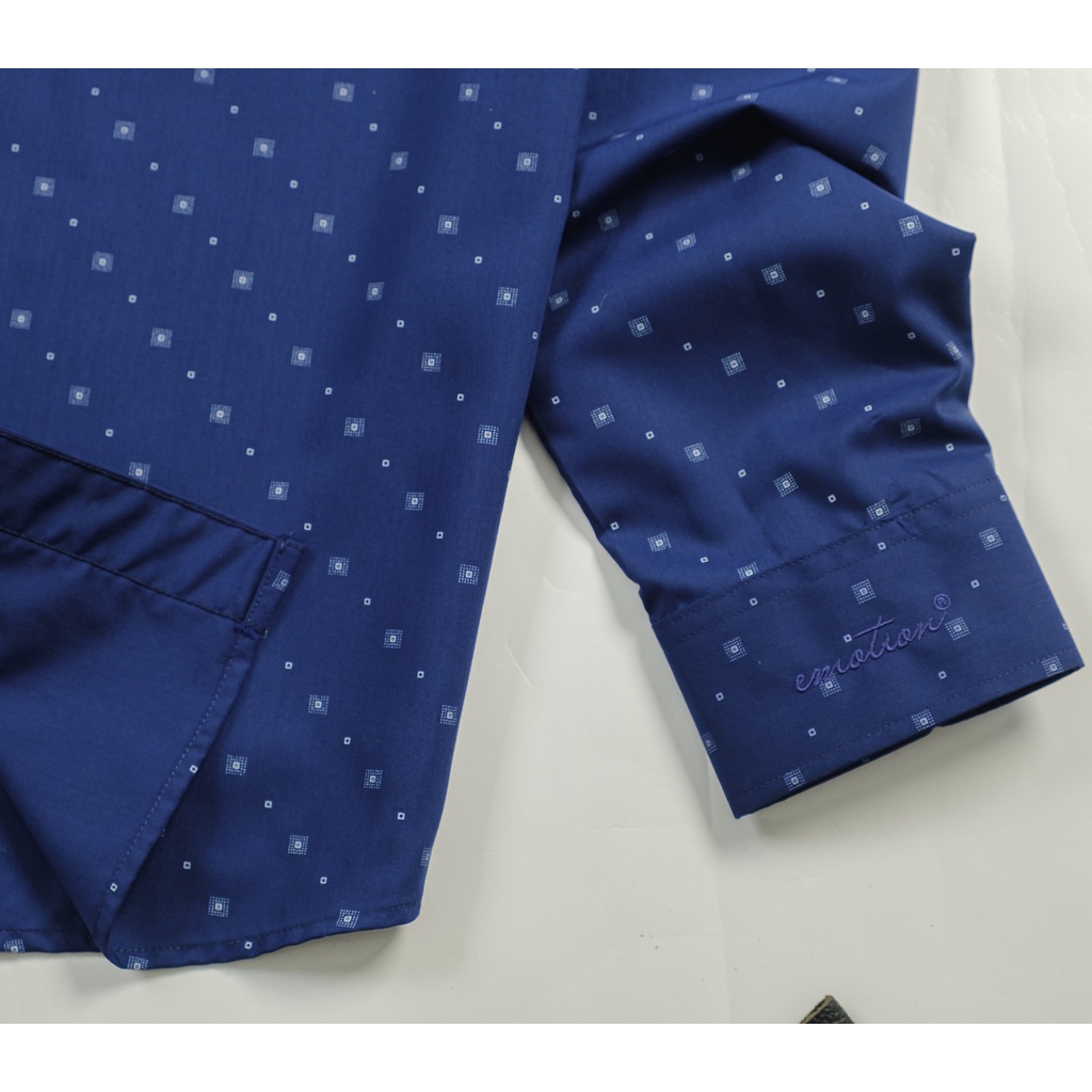 Áo Sơ Mi Nam Công Sở Dài Tay Họa Tiết Trung Niên Emotion Form Slimfit phong cách Sartorial lịch lãm