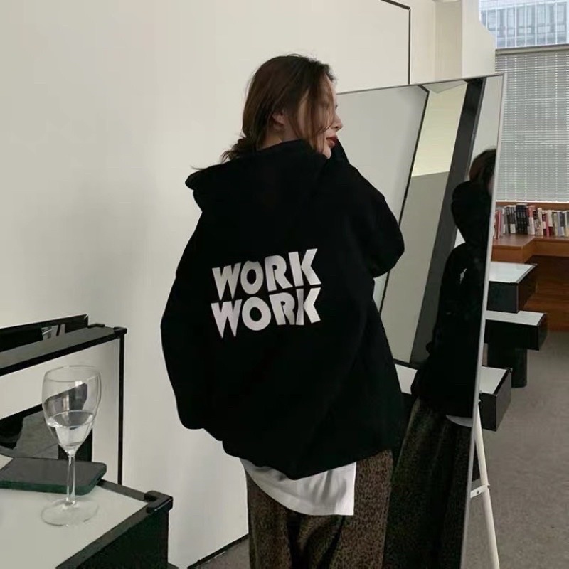 [ Có Sẵn] Áo Khoác Form Rộng WORK unisex 2tclothes