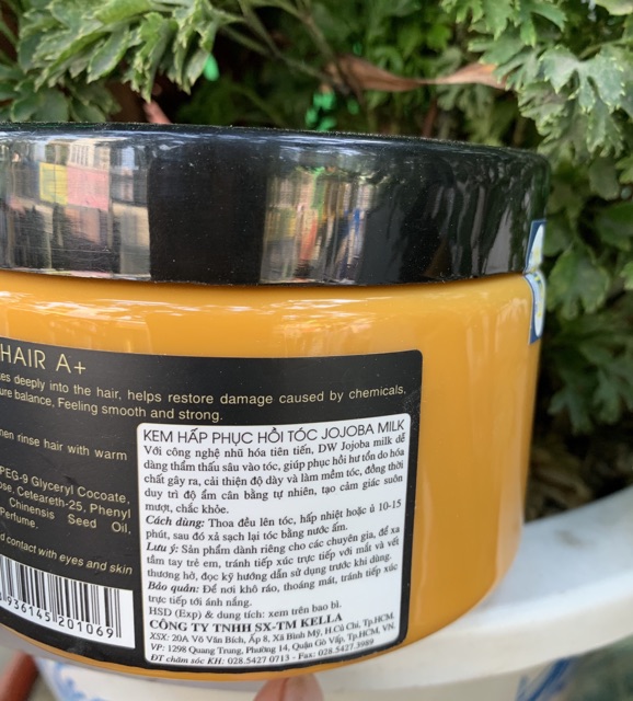 Hấp dầu kem ủ tóc phục hồi Kella Jojoba Milk Premium 500ml ( nâu vàng đen A+ ) | BigBuy360 - bigbuy360.vn