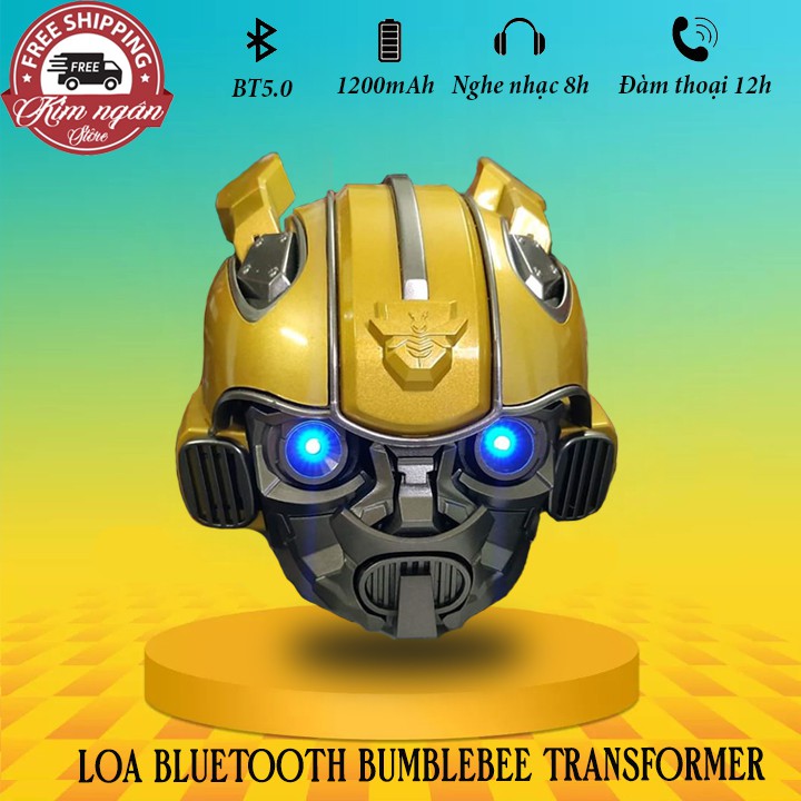 Loa bluetooth nghe nhạc siêu chất ngầu hình robot bumblebee - Âm Thanh Siêu Chất Lượng - Thiết Kế Siêu Chất