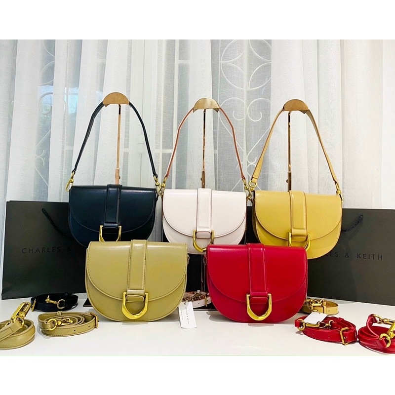 CNK GABINE SADDLE BAG - Túi xách nữ, túi yên ngựa cnk