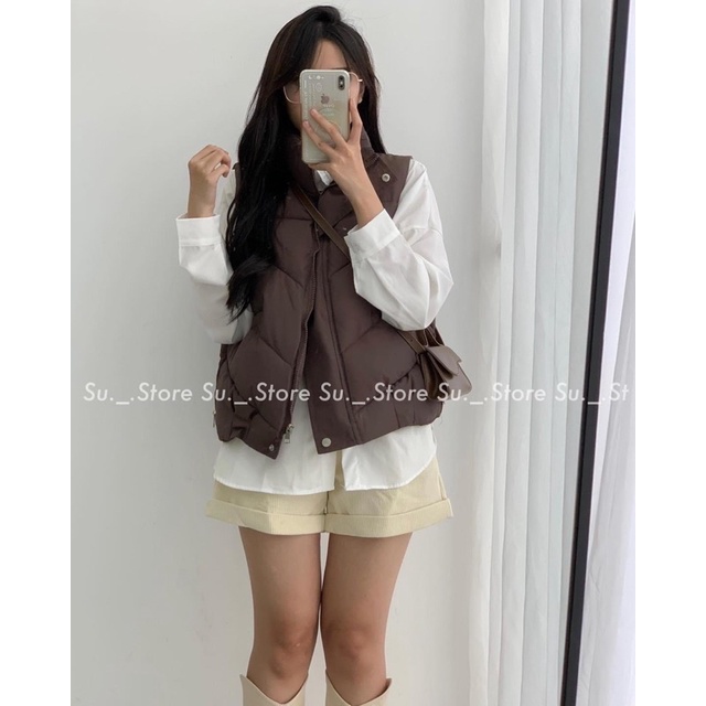 [HÀNG SẴN]ÁO KHOÁC GILE PHAO QUẢNG CHÂU SIÊU NHẸ